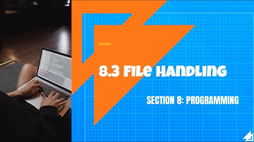 8.3-File Handling - Computer Science 2210 Lecture