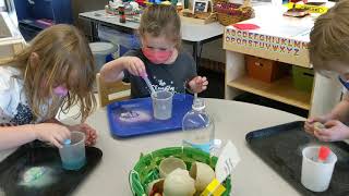 Dinosaur Fizzy Egg Exploratory STEM Play Activity
