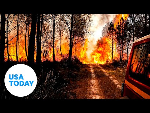 Extreme heat, wildfires stretch across UK, Spain, France and Portugal | USA TODAY