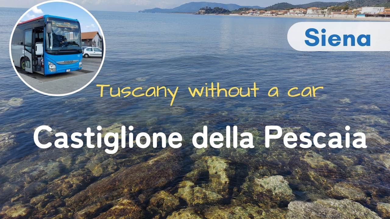 【Tuscany without a car‐Castiglione della Pescaia】How to enjoy by bus without spending a fortune