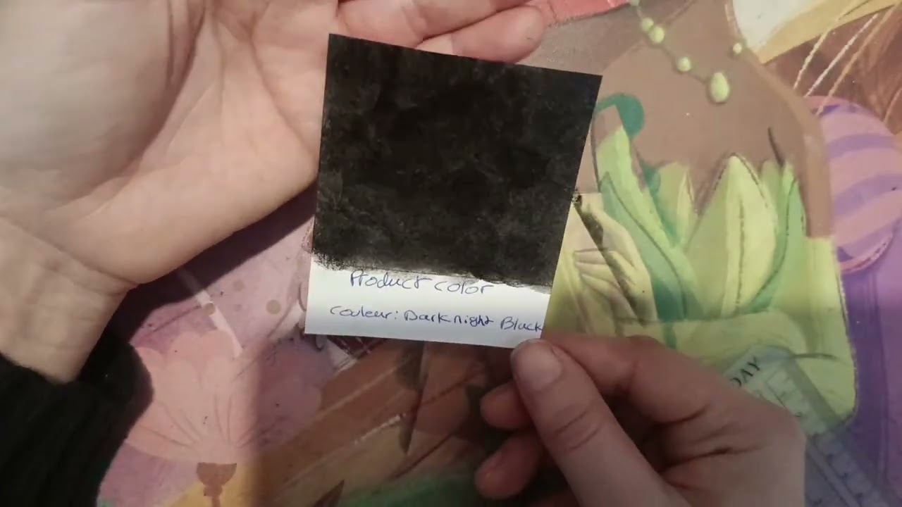 Ouverture case numéro 11 calendrier de l'avent plus un petit nuancier encre