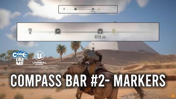 Unreal Engine 5 Compass Bar Tutorial #2 - Markers