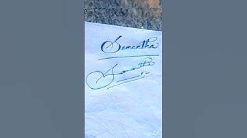 Samantha❤️//#signature comment your names//❤️ #calligraphy