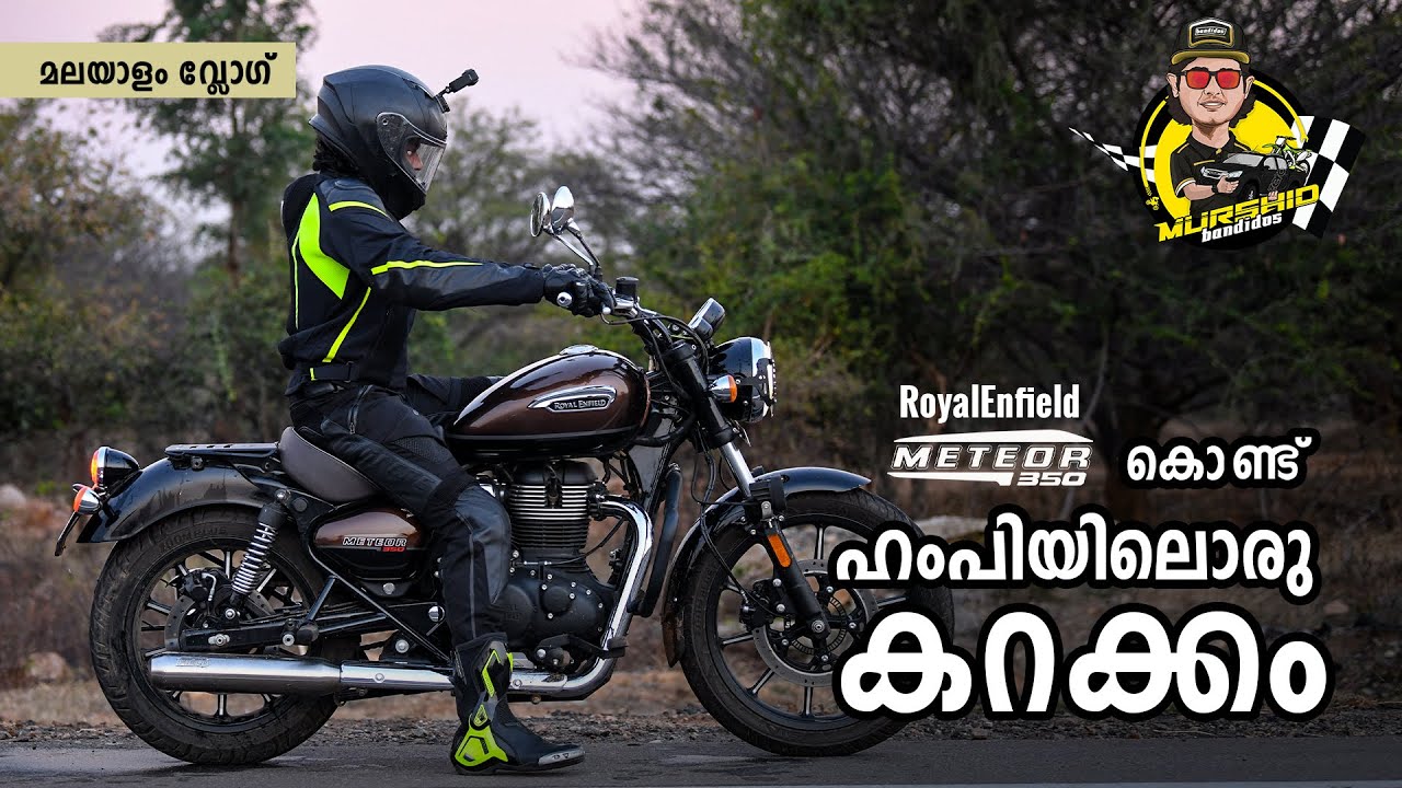Meteor Ride Fully accessorized Royal Enfield Meteor ride at Hampi | Vlog | Murshid ...