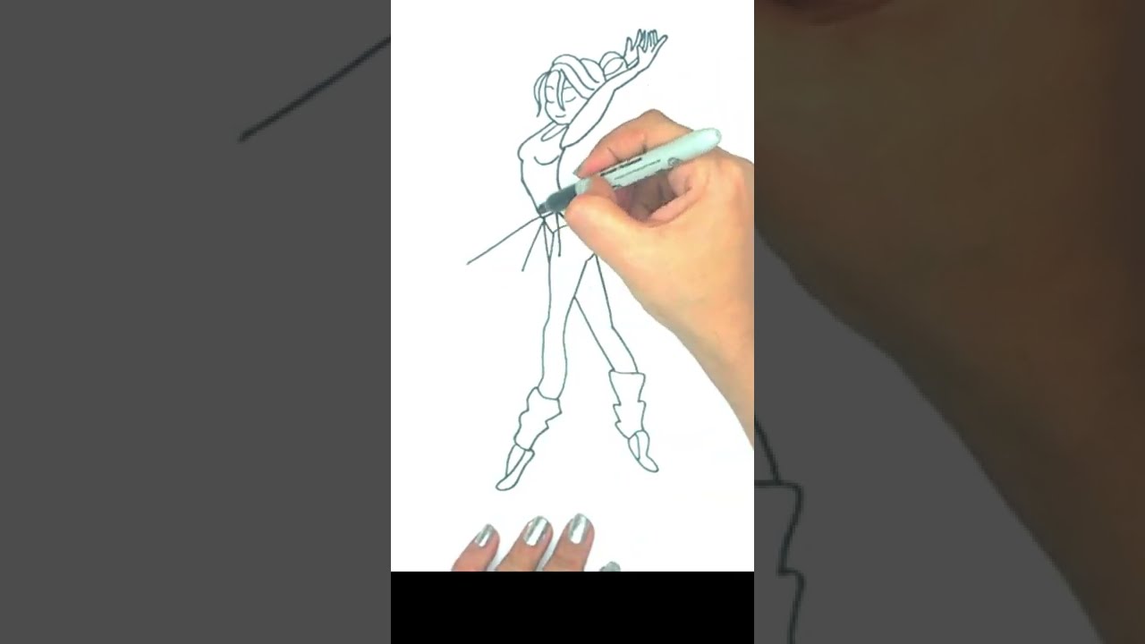 Como dibujar una bailarina de ballet, Dibujos faciles, Como dibujar una  bailarina de ballet, Dibujos faciles, By DibuBaron