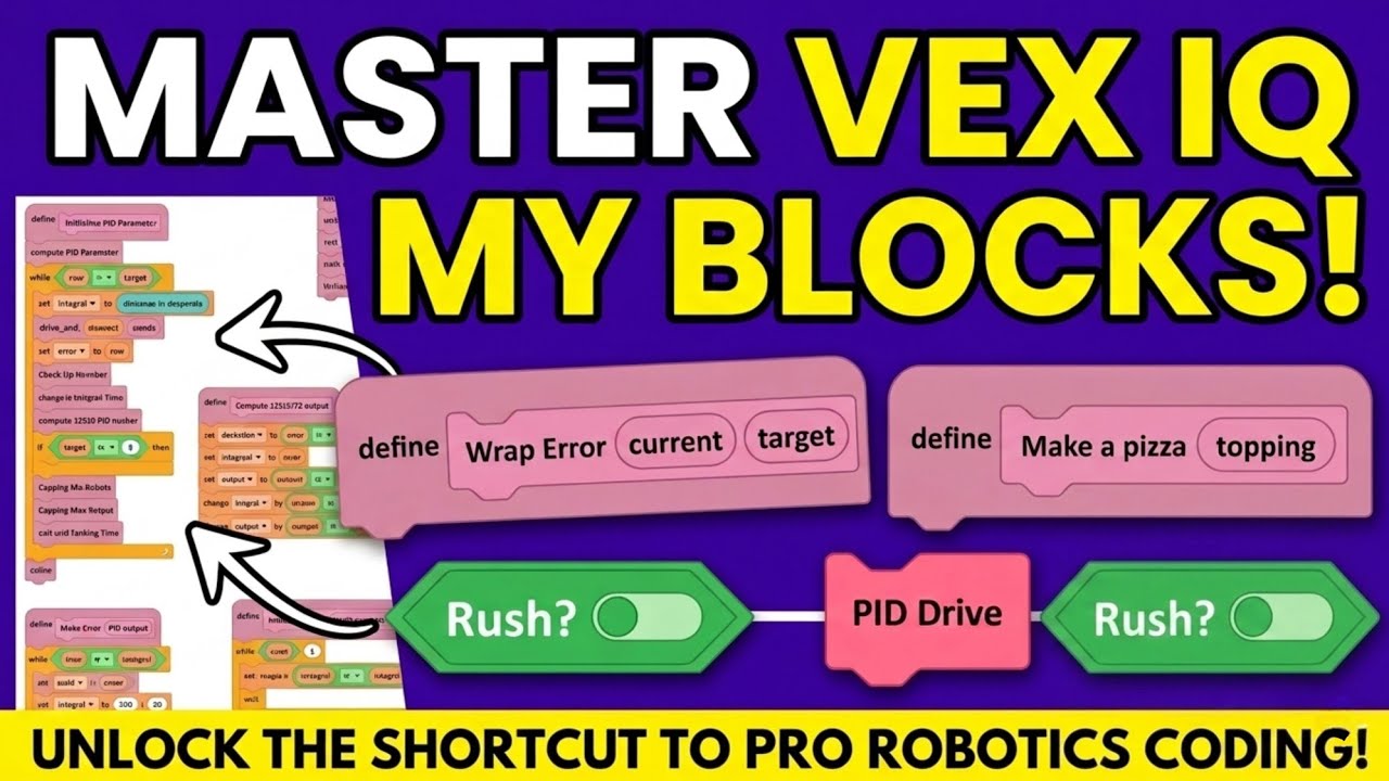 VEX IQ Coding: Master Procedures & Level Up Your Robot's Program - YouTube