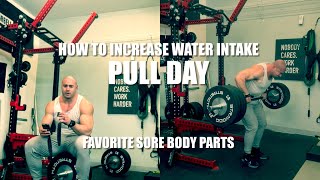 Hoss Anabolic Pull Day. How To Increase Water Intake? Favorite Body Part To Be Sore.