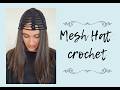 Mesh hat crochet