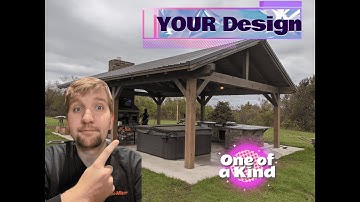 Discover the Ultimate Outdoor Oasis: Timber-Frame Pavilion Tour!