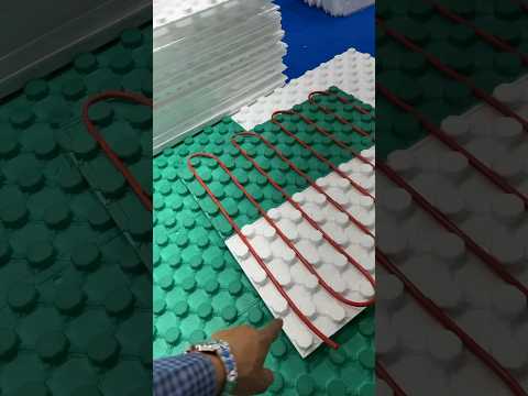 التدفئة تحت البلاط بالماء