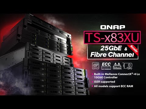 TS-x83XU unveiled - Featuring 25GbE connectivity, Fibre Channel technology & PCIe expansion