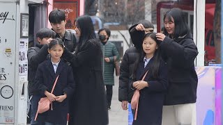 귀여운 커플이 머리를 묶어 달라고 한다면? What if a cute couple asks you to tie their hair?