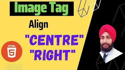 Img tag with right and center attributes | img tag | image tag | set image in html