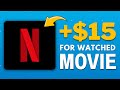 Earn $15 Every 20 Minutes By WATCHING MOVIES (Make Money Online 2023) image