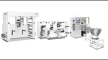 Full Automatic Label Digital Finishing Solution Non stop label converting process