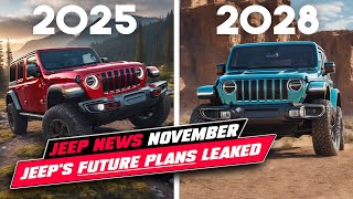 2028 Electric Wrangler & 2025 4xe Gladiator | Jeep News November