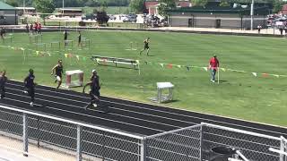 Malaki starks 2nd place 100 meters ...