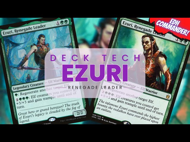 mtg ezuri commander deck Ezuri, Renegade Leader ELITE EDH Elf Deck (Commander) This auction is for a 100 card Custom Commander Deck*** Ezuri, Renegade
