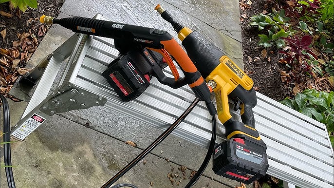 Milwaukee + Dewalt + Ryobi 🤩. Cordless pressure washer! 