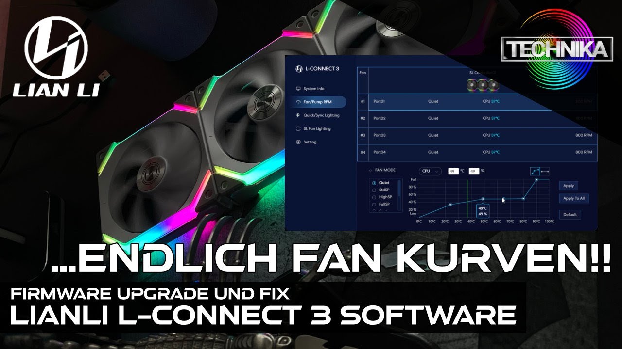 Lian Li Led Software LianLi L-Connect3 Software Anleitung - inkl. Firmware upgrade Problem ...