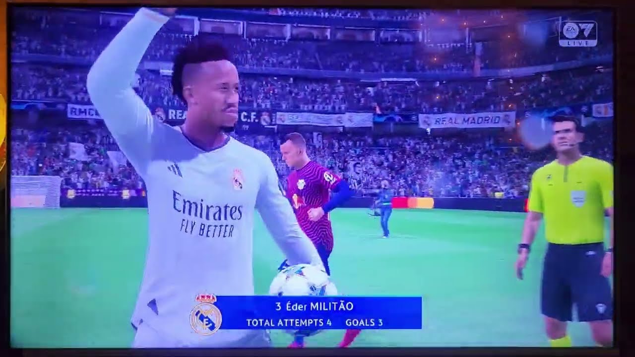 2nd half Real Madrid x RB Leipzig Vgames⚽️🎮 UCL
