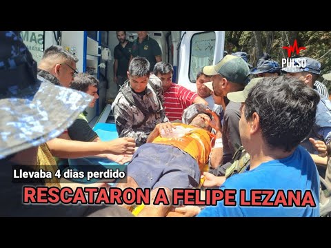 Rescataron al atleta Felipe Lezana