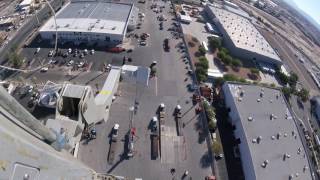 295 foot high boom lift ride   Bronto Skylift Model S90 HLA