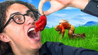 1 DEATH = EAT 1 HOT CHILLI! - Fortnite