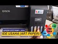 Printer Epson L3210 Dipakai Tinta Art Paper Hasil Print Out Bergaris Bekas Roller