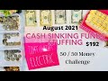 CASH STUFFING | SIDE HUSTLE PAY | SINKING FUNDS STUFFING FOR BEGINNERS | AUGUST 2021| LOW INCOME