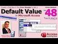 Microsoft Access: Create a Default Value Box for New Records in Form Header - Fitness Part #48