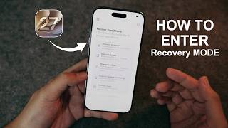 How to Enter iOS 27 System Recovery - NO Computer