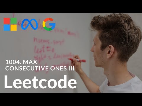 Видео: Разбор Литкод задачи. 1004. Max Consecutive Ones III.