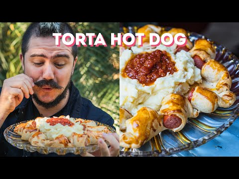TORTA FOLHADA DE CACHORRO QUENTE E COMO FAZER KETCHUP CASEIRO - TORTA FOLHADA DE CACHORRO QUENTE E COMO FAZER KETCHUP CASEIRO