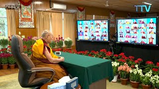 ༄༅། །གཞུང་ཆེན་བཀའ་པོད་ལྔ་དང་གསང་སྔགས་རྡོ་རྗེ་ཐེག་པ་བཅས་ཀྱི་ཐོག་དྲ་ཐོག་བགྲོ་གླེང་། ཉིན་གཉིས་པ།
