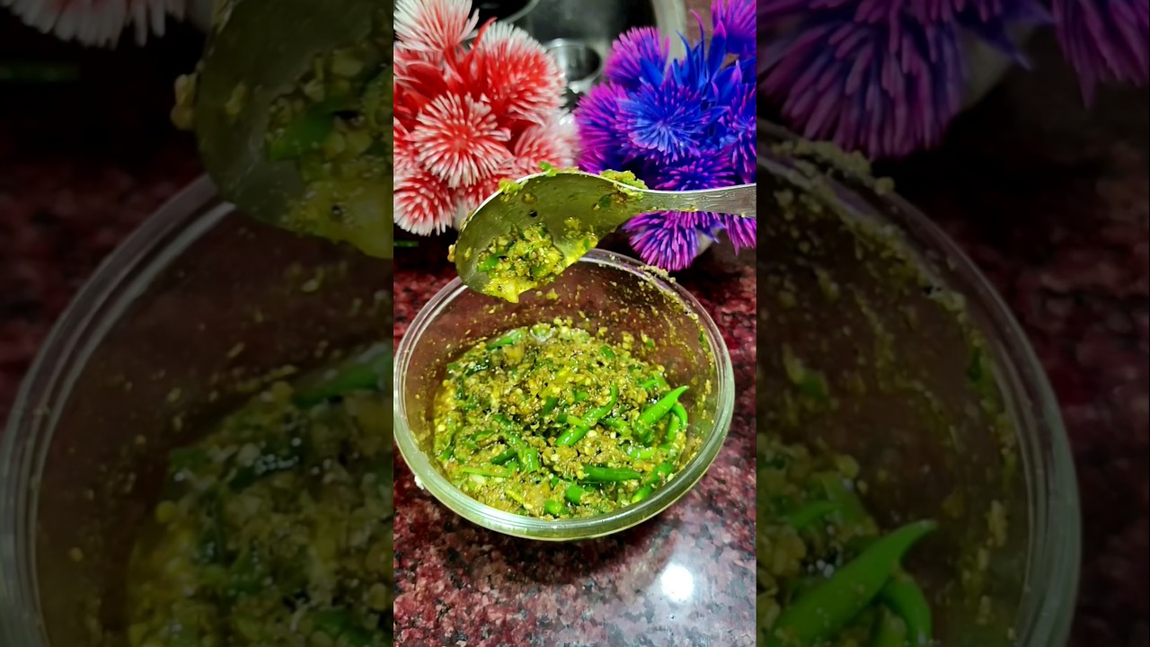 Aaj banaya special Achar hari mirch 👌🏻#seharkhan #food #cooking
