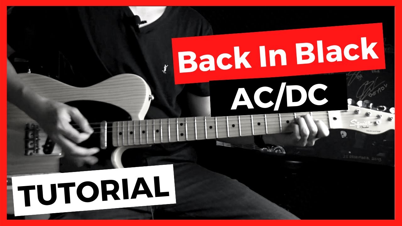 #16 How To Play: Back In Black (Intro) - AC/DC [Tutorial] - YouTube