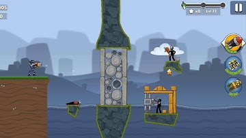 Boom Stick : Bazooka Puzzles SEASON 2 | Level 73 New (Android/iOS) Gameplay Walkthrough [HD]