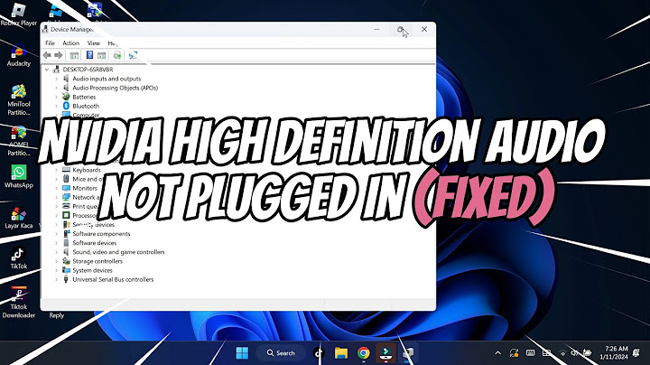 Lỗi realtek high definition audio not plugged in win 10 năm 2024