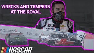 All the rainy wrecking action from Charlotte's wet Roval race | Xfinity Series Extended Highlights