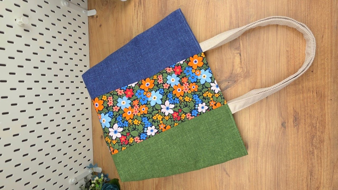 DIY Patchwork Tote Tutorial That Looks Designer-Made