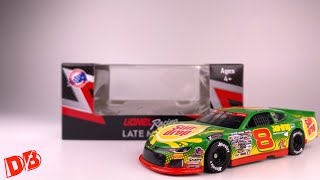 2025 DALE EARNHARDT JR SUN DROP CHEVY LATE MODEL DIECASTBUFFET NASCAR DIECAST REVIEW 1/64