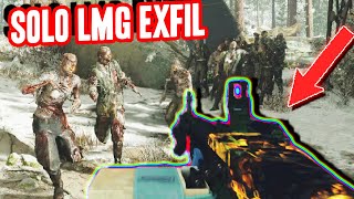 FAST M60 SOLO Exfil COD Cold War Zombies Guide! - Pack A Punch M60 LMG into a NEVER RELOAD LMG!