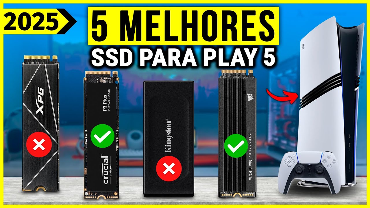 Os 5 MELHORES SSD Para PS5 Em 2025! - YouTube