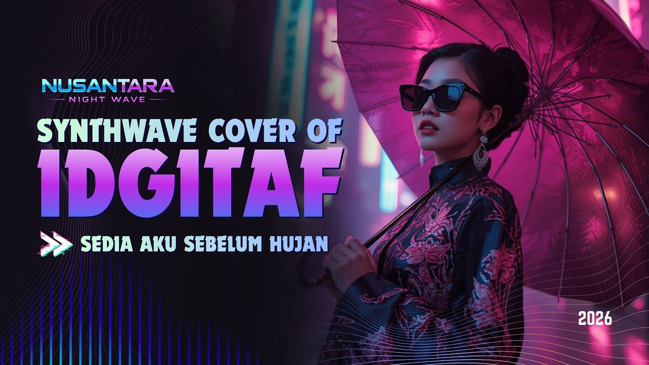 Idgitaf — Sedia Aku Sebelum Hujan 🌧️ Synthwave Cover | Rainy Night Vibes