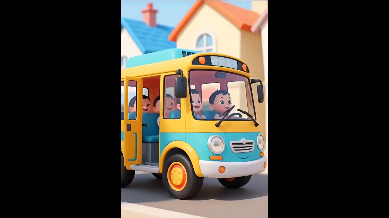Bus Nursery Rhyme | Wheels on the Bus | #kidsrhymes #kidschannel #kidschannels