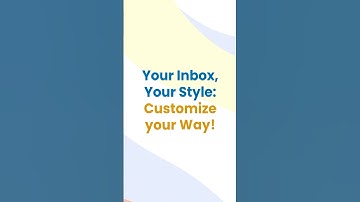 Customise your Zoho Mail Inbox - Personalise and Beautify!