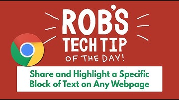 Share and Highlight a Specific Block of Text on Any Webpage