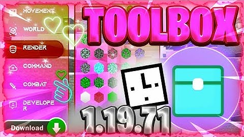 TOOLBOX FOR MINECRAFT 1.19.71 Infinite Premium  Time 2023[Minecraft Mod Menu] |Toolbox MCPE|