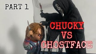 CHUCKY VS GHOSTFACE STOP MOTION (part 1)